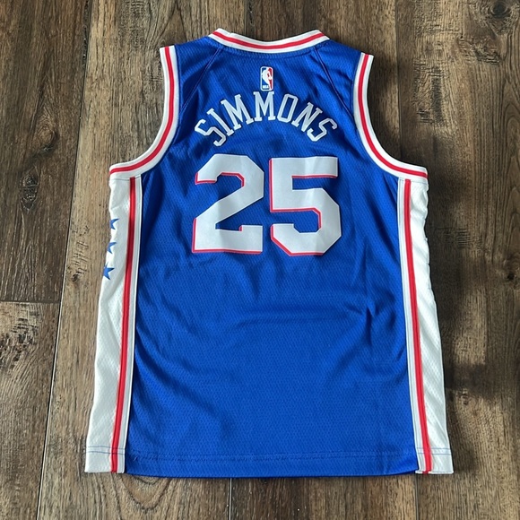 Nike Engineered Philadelphia Phila 76ers Ben Simmons 25 Jersey NBA Size Medium - Picture 6 of 12